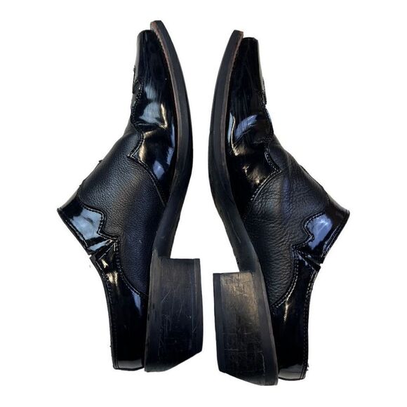 Ariat Women's Leather Slip-On Mule Bootie Square Toe Shoes Black Size 9B - Picture 4 of 12